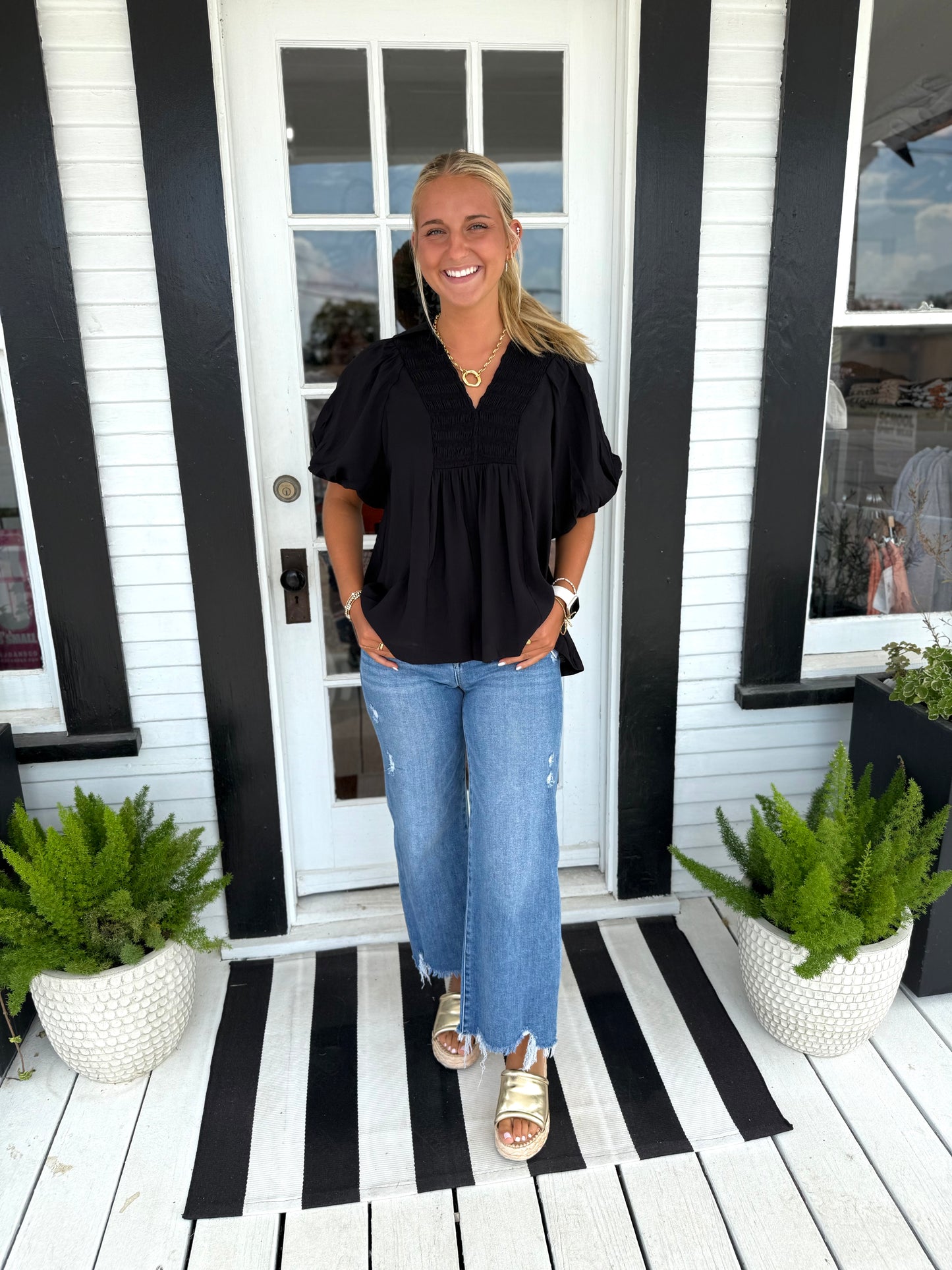 Fern Top | Black