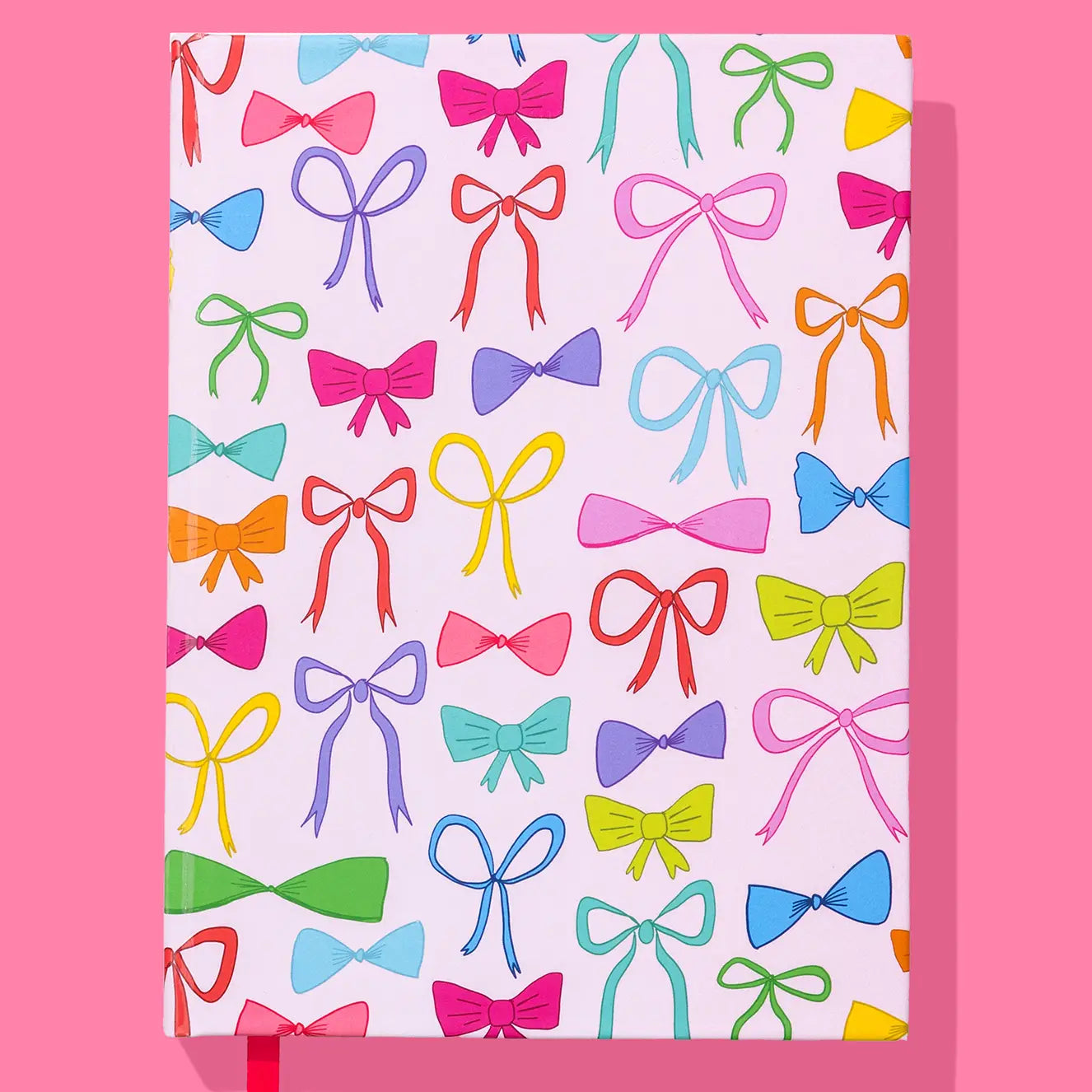 Hardcover Notebook - Colorful Bows