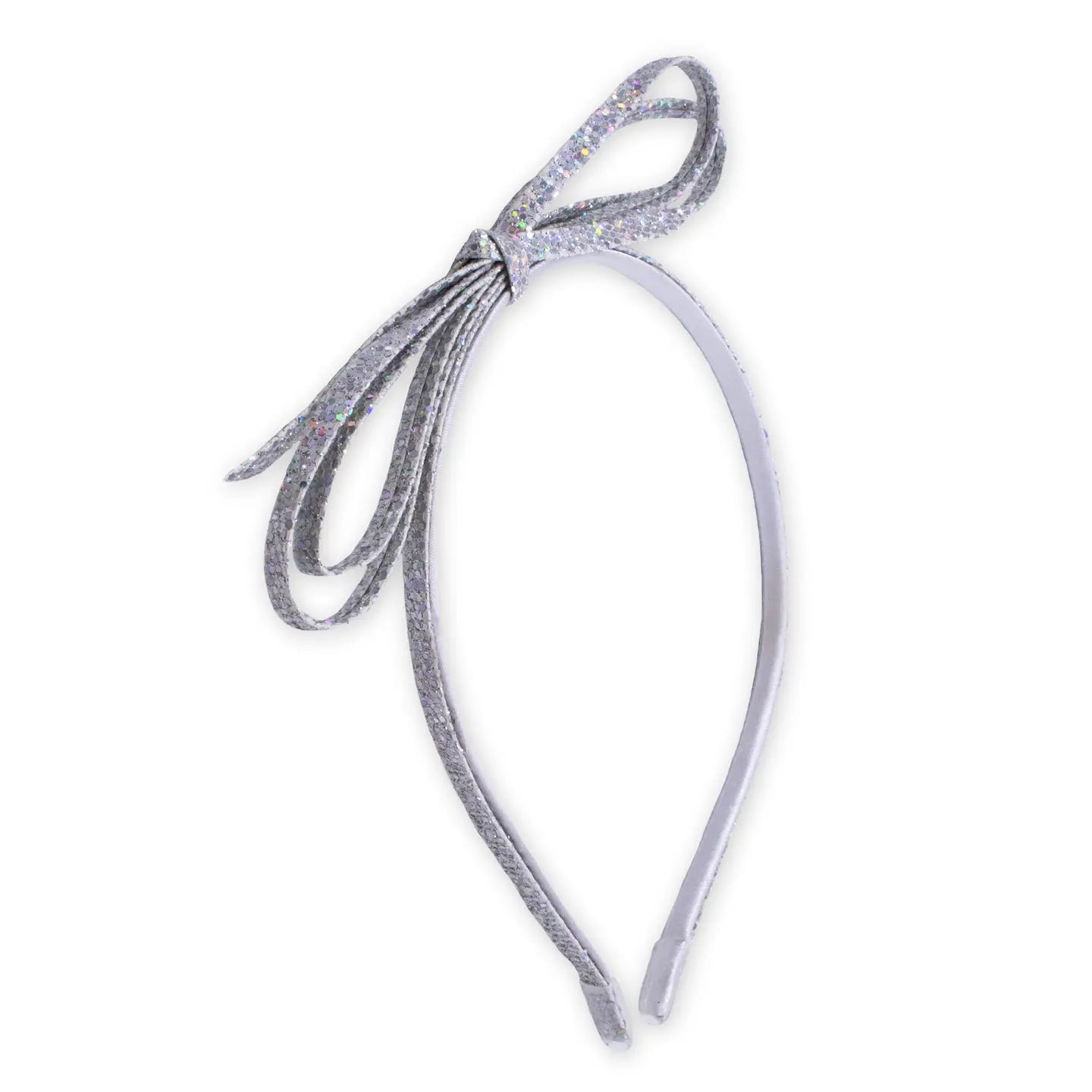 Bow Headband | Silver