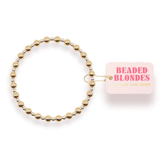 Katy Bracelet in Gold with Silver | Extended