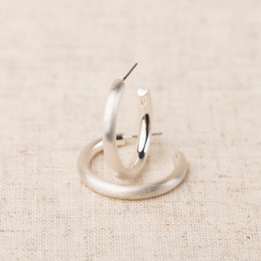 Cameron Earrings | Silver