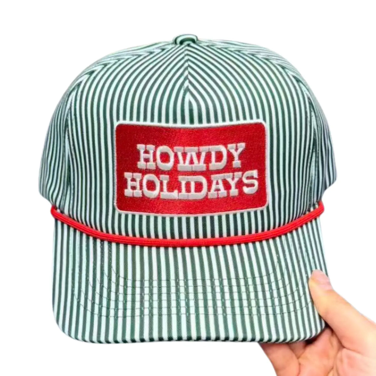 Howdy Holidays Canvas Cap