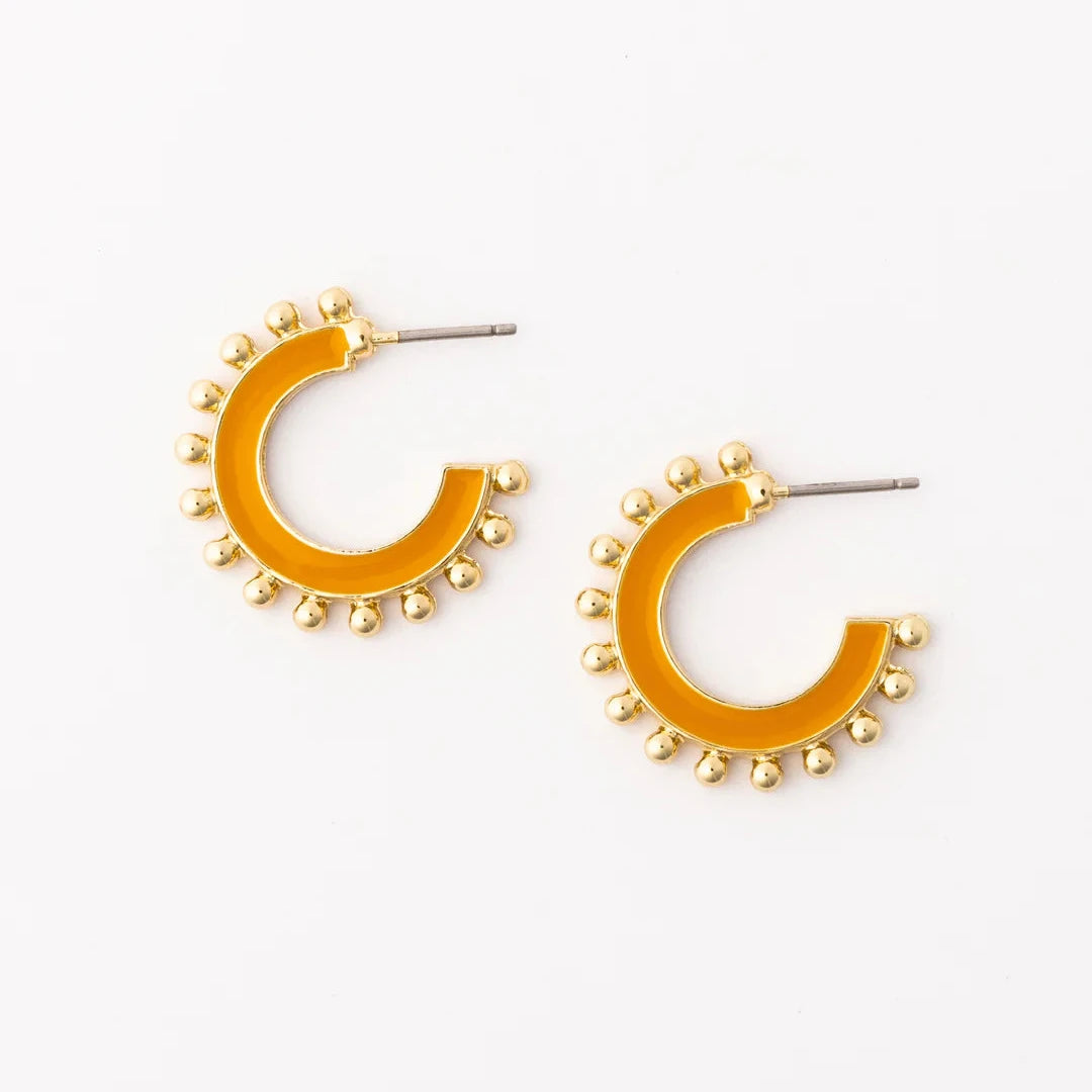 Hadley Earrings | Orange