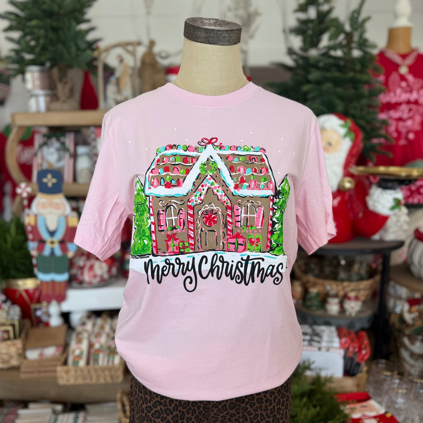 Merry Christmas Gingerbread Tee