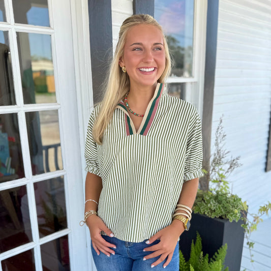 Delaney Top | Olive