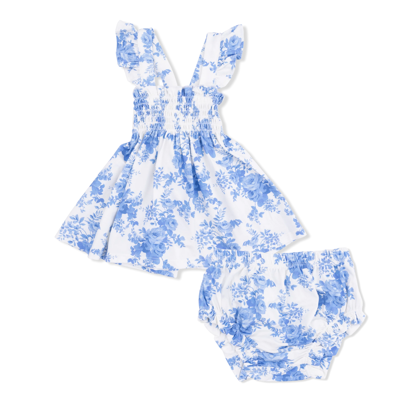 Dream Cottage Floral | Smocked Top with Bloomer