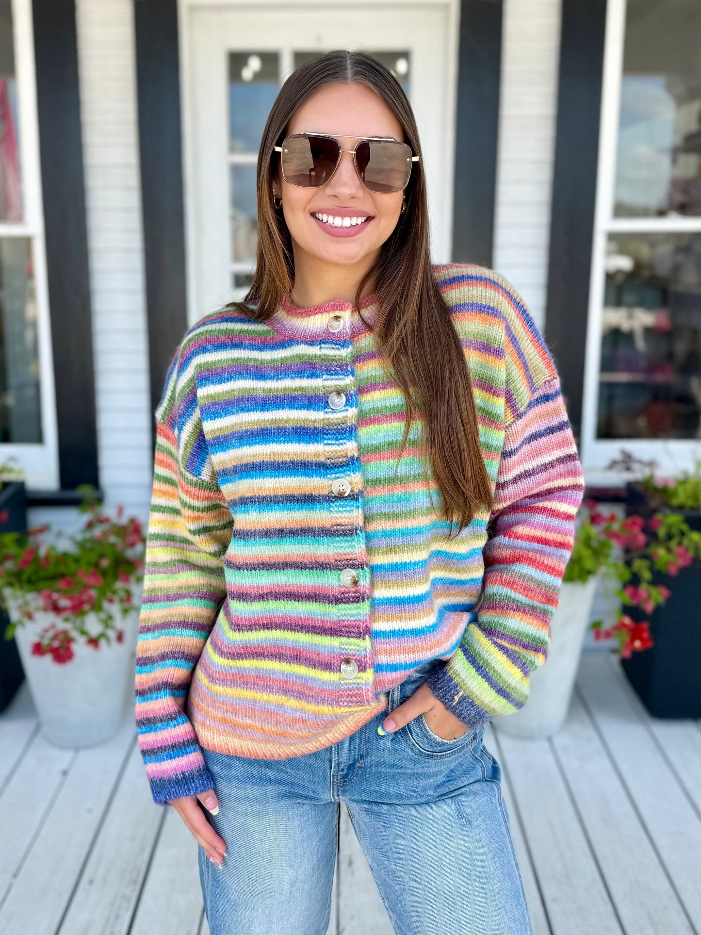 Lexi Rainbow Cardigan