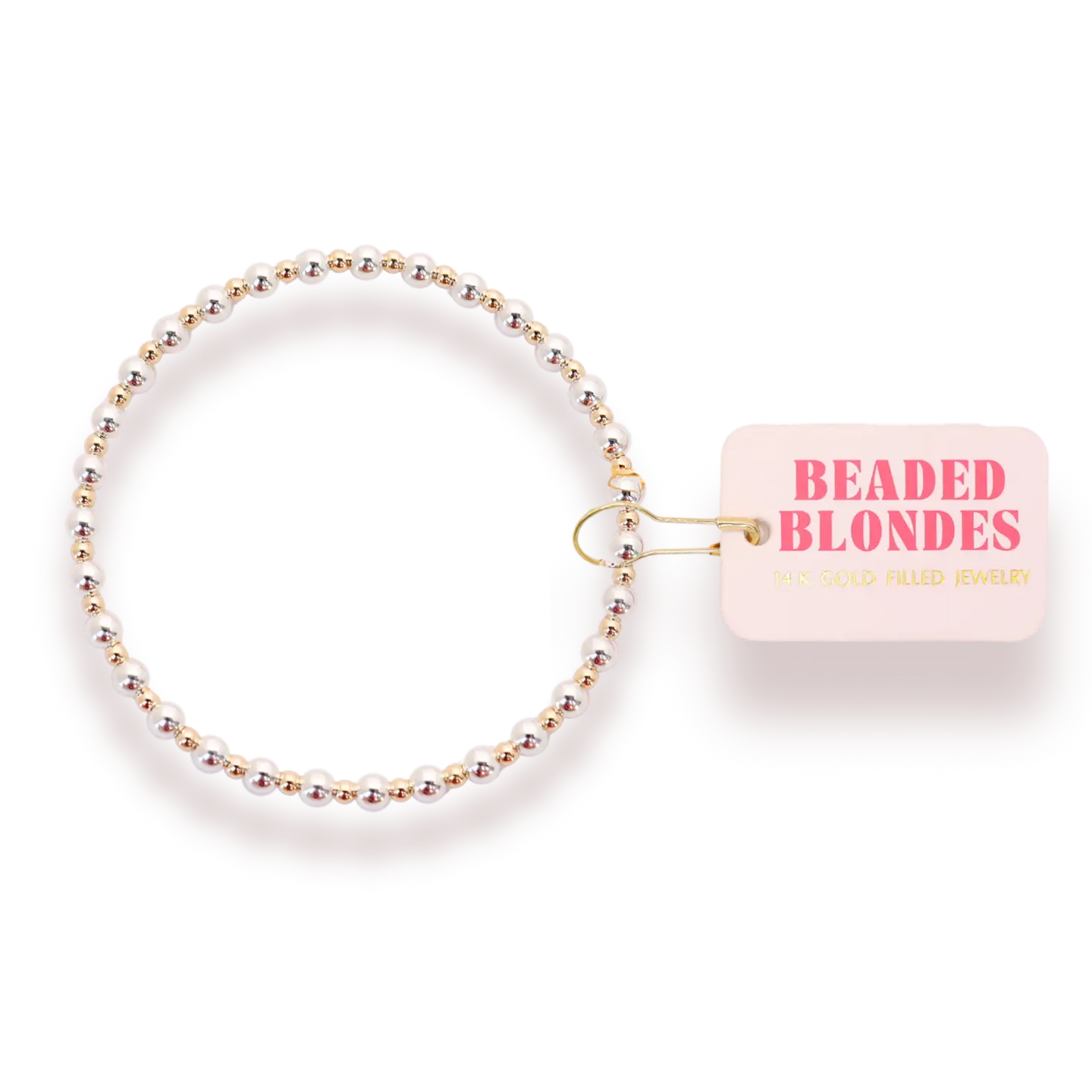 Mini Katy Bracelet in Silver with Gold | Extended