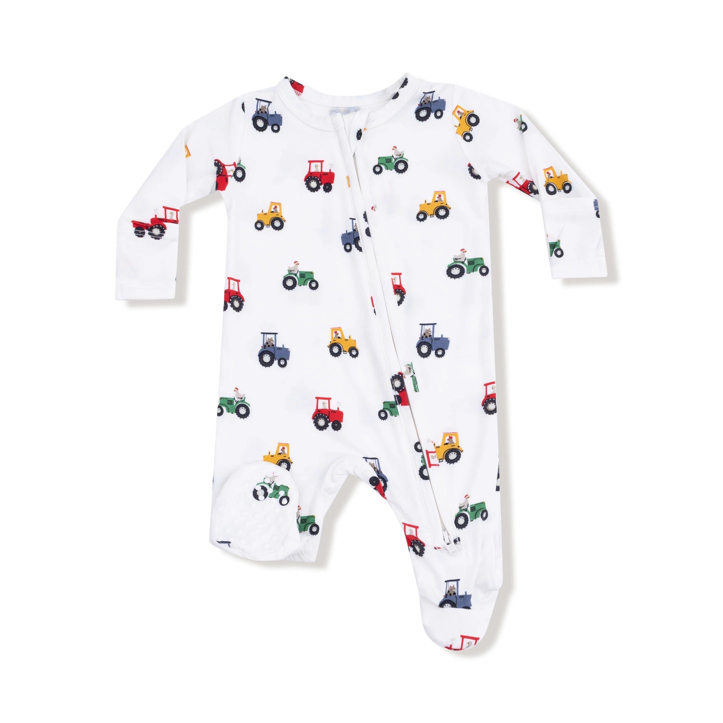 Mini Tractors | 2 Way Zipper Footie