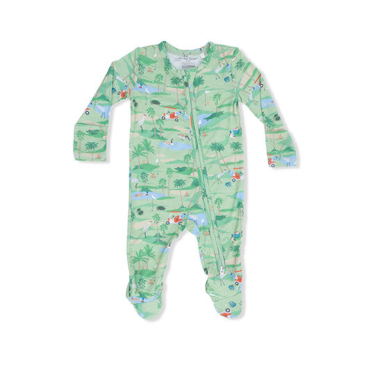 Golf Oasis Animals  2 Way Zipper Footie