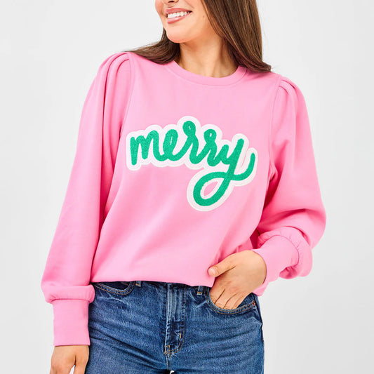 Kelly Sweatshirt | Merry Pink