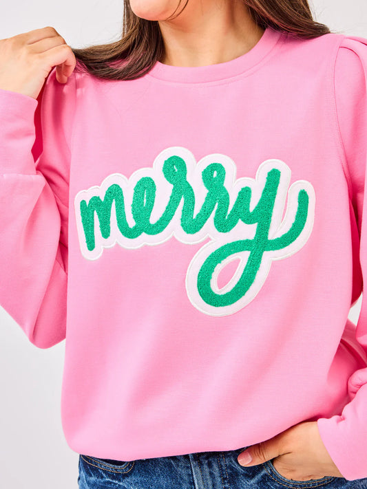Kelly Sweatshirt | Merry Pink