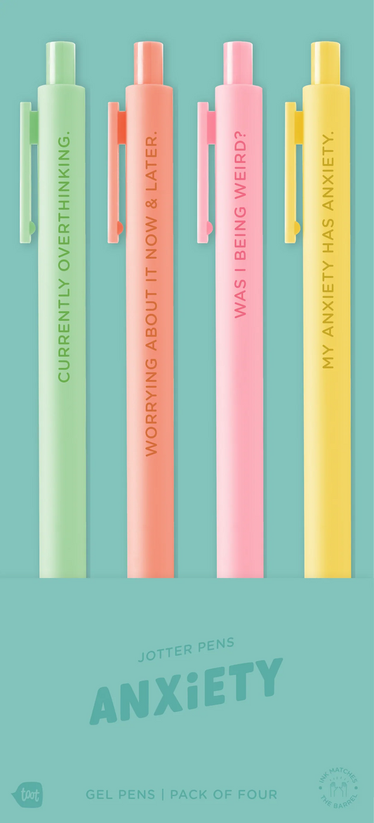 Jotter Sets 4 Pack | Anxiety