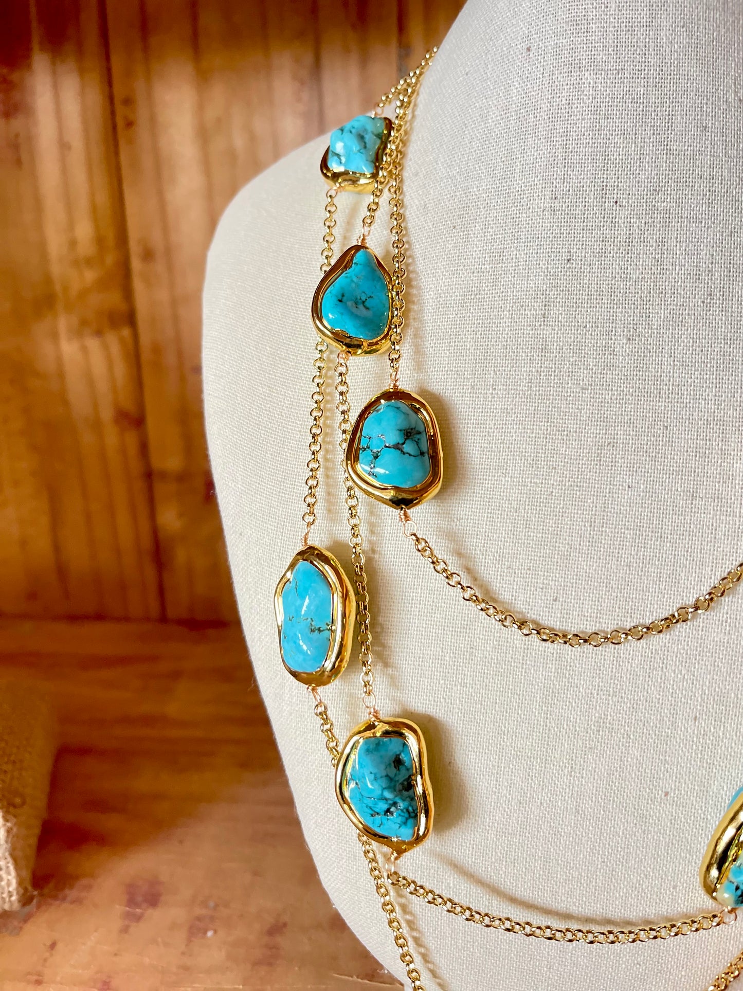 Triple Turquoise Necklace | Easton Elle