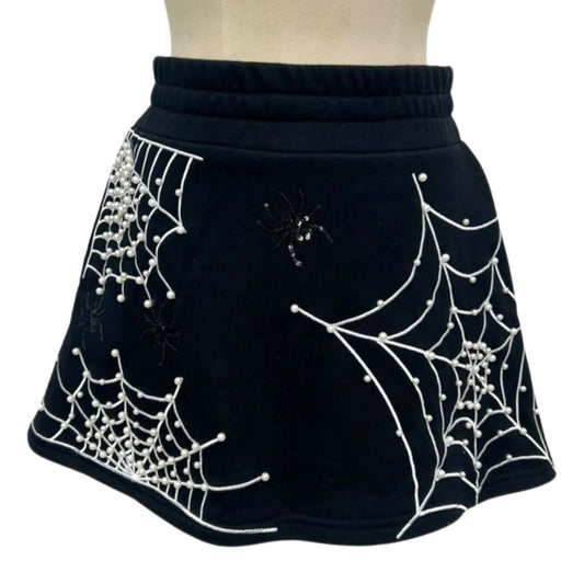 Pearl Webs Spider Skirt/Skort