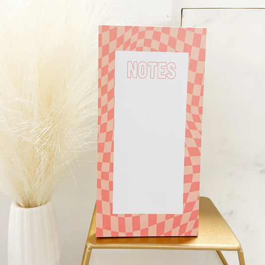 Checkered Notes Notepad