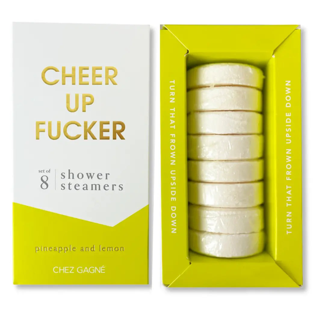 Cheer Up Fucker | Shower Steamers | Pineapple Lemon