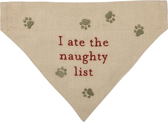 Collar Bandana - Wiggle/Naughty List