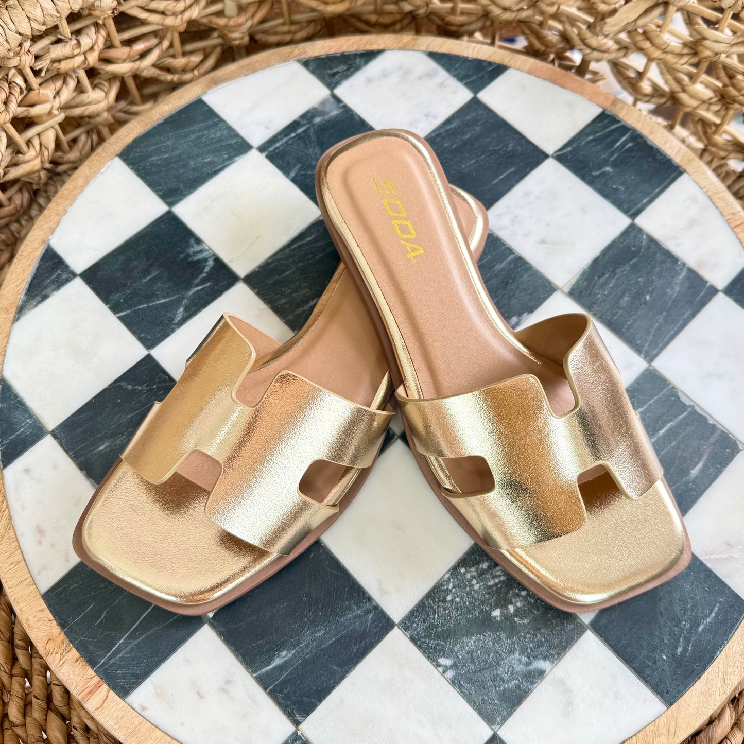 Gold Sandals