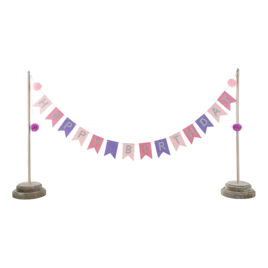 Happy Birthday Pink Banner