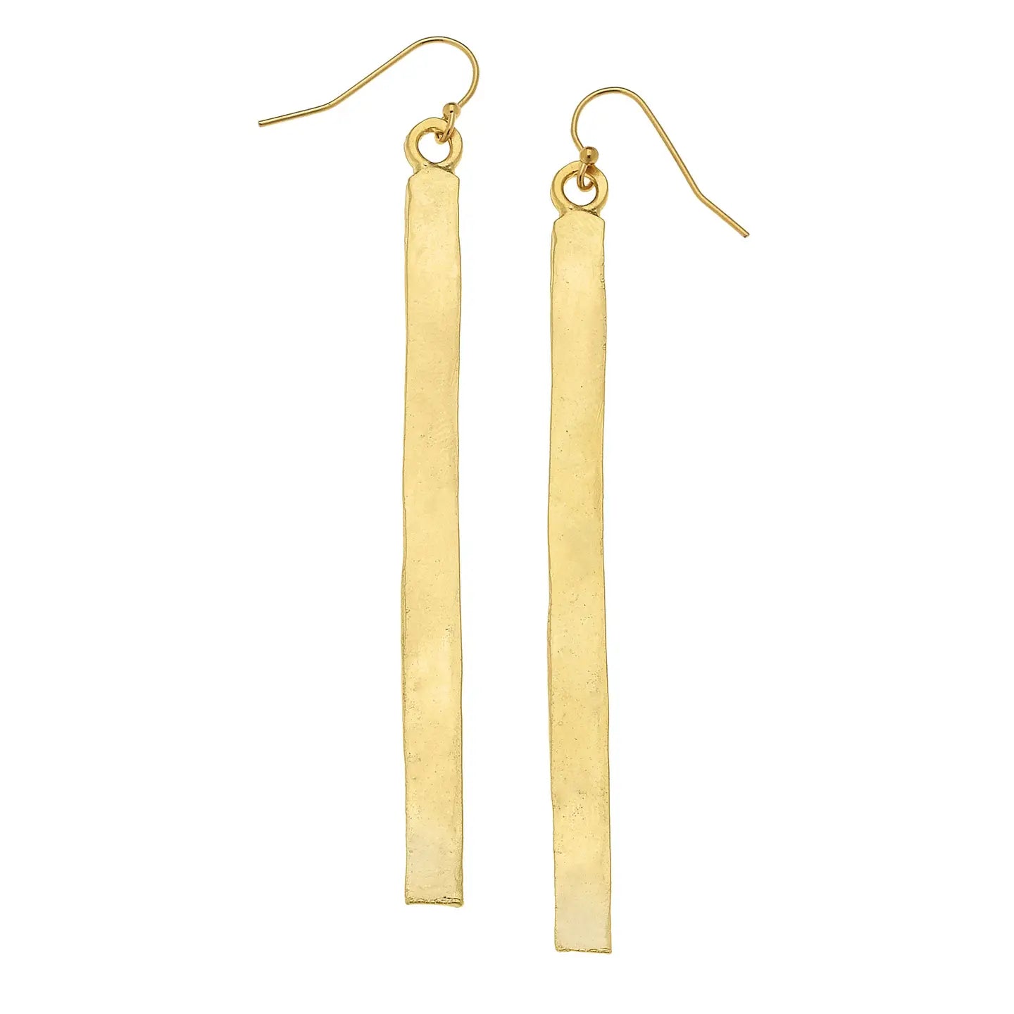 Gold Bar Earrings