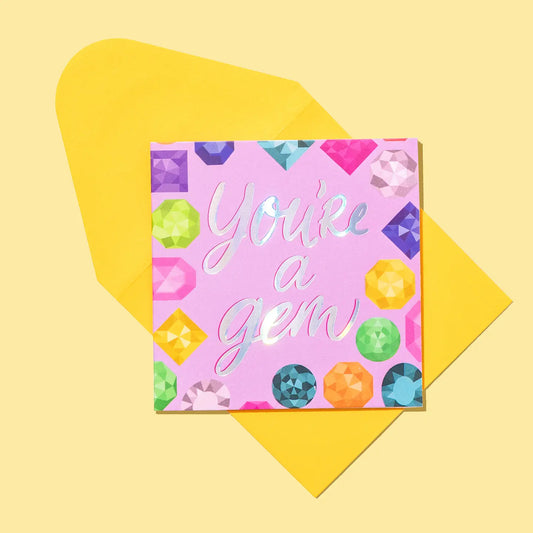 Gift Enclosure Card - "You're A Gem"