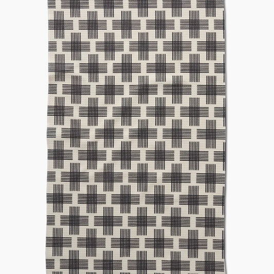 Cross Hatch Tea Towel