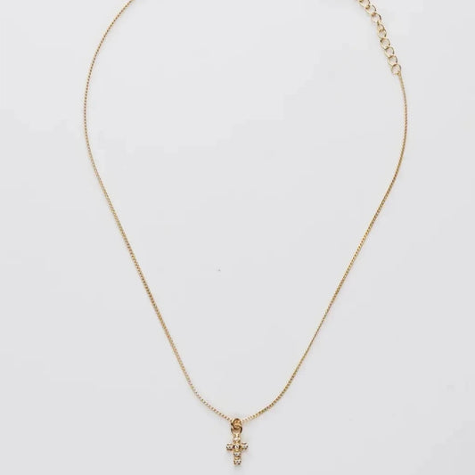 Shiny Cross Necklace