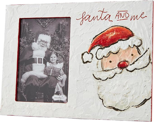 Mud Pie Santa And Me Painted Frame