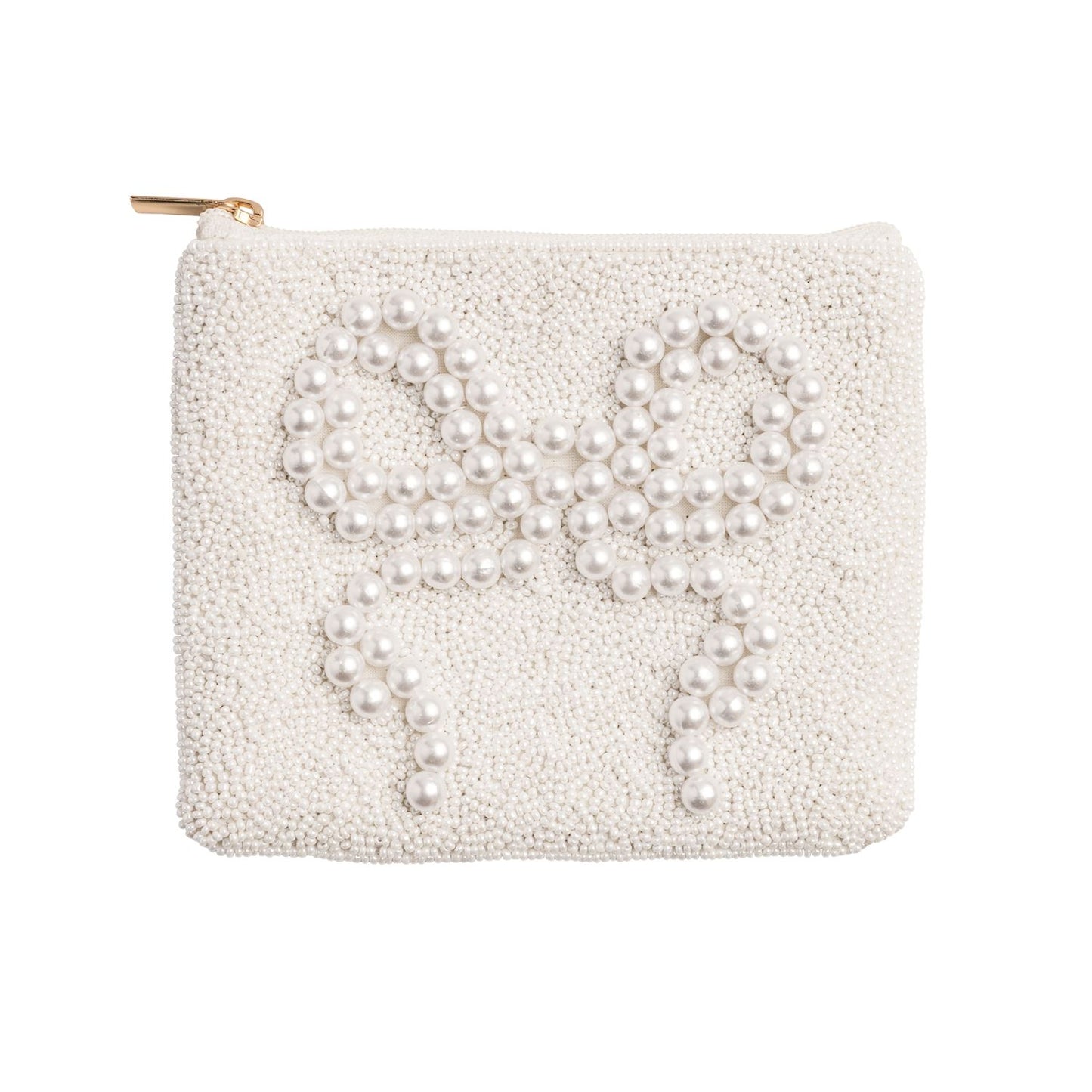 Pearl Bow Beaded Case