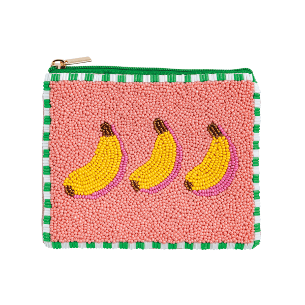 Banana Beaded Fruit Pouch