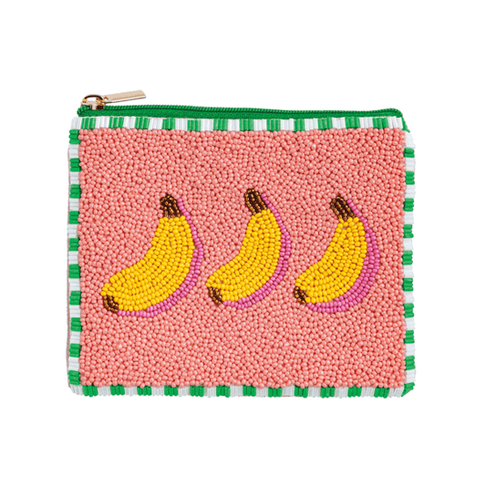 Banana Beaded Fruit Pouch