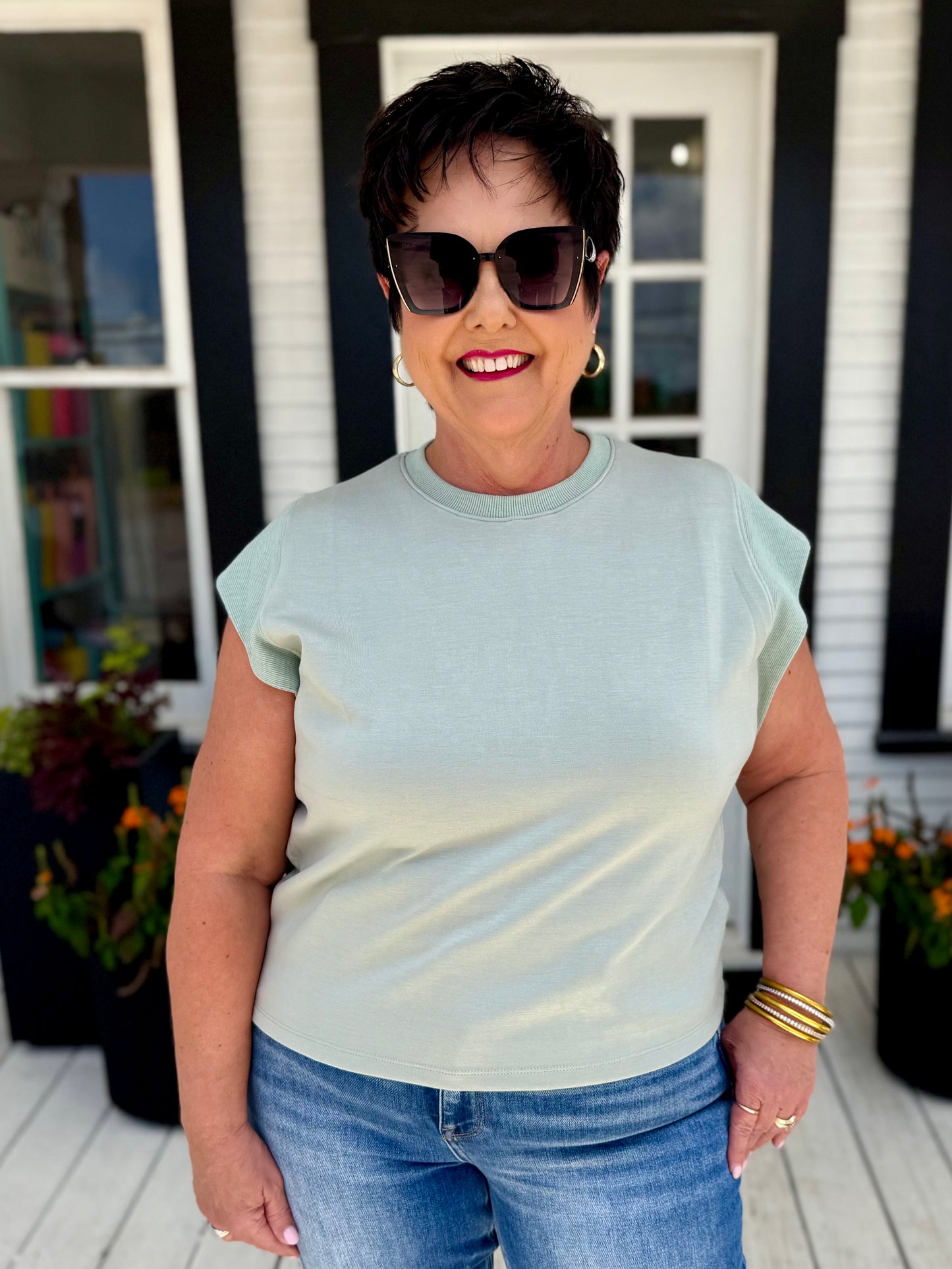 April Top | Sage