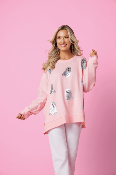 Ghost Sparkle One Size Sweatshirt