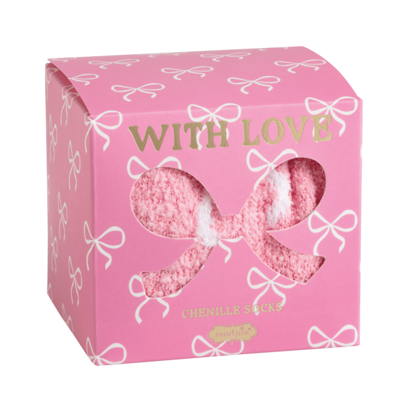 Pink Chenille Sock Set