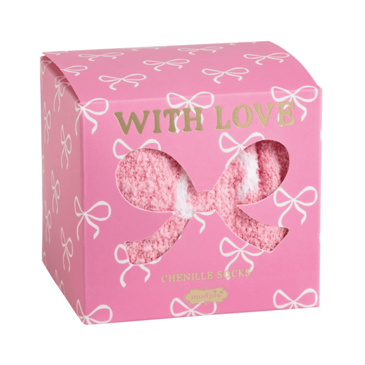 Pink Chenille Sock Set