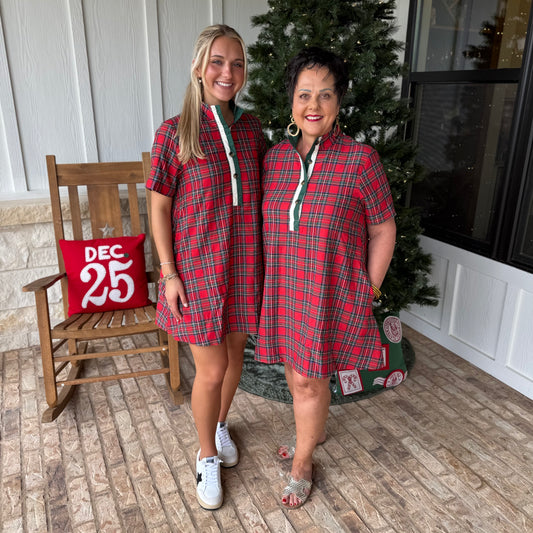 Polly Dress | Plaid