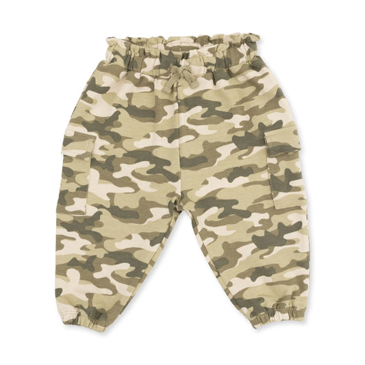 Camo French Terry I Fashion Cargo Pants