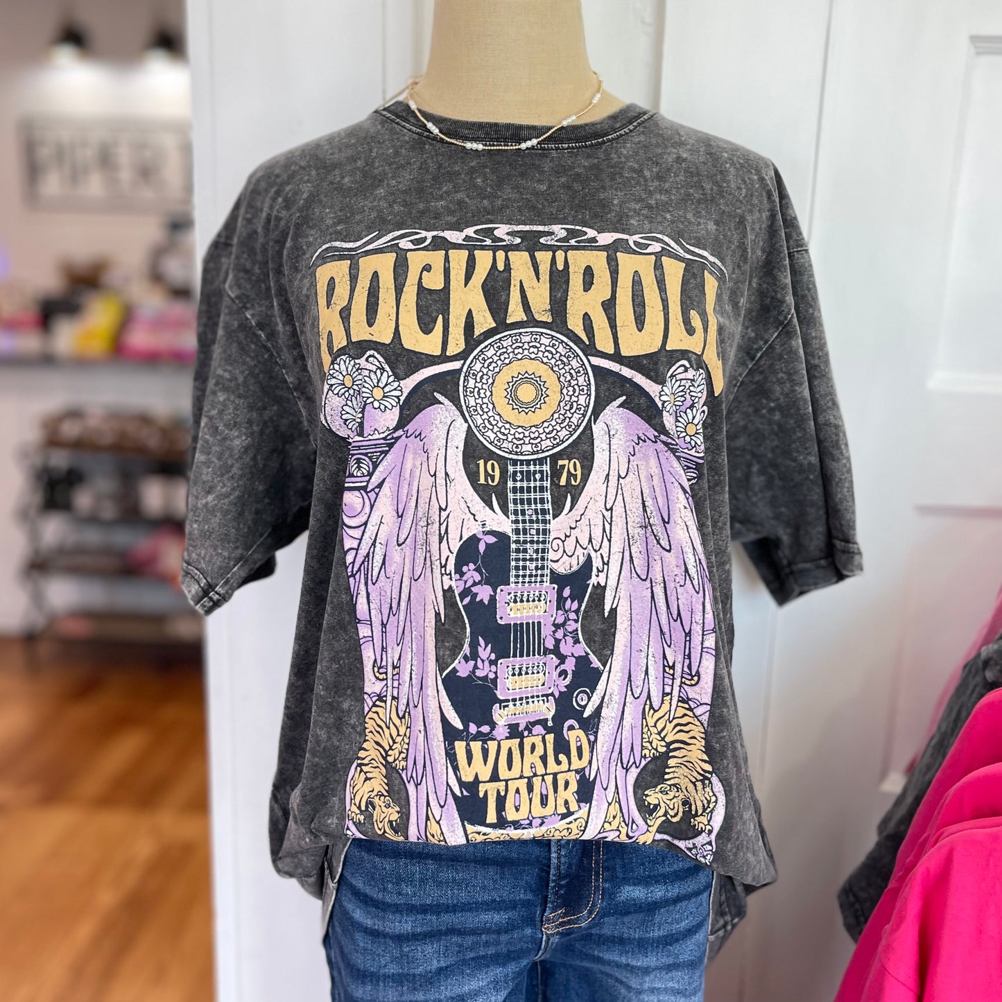 Rock N Roll World Tour 1979 Graphic Tee