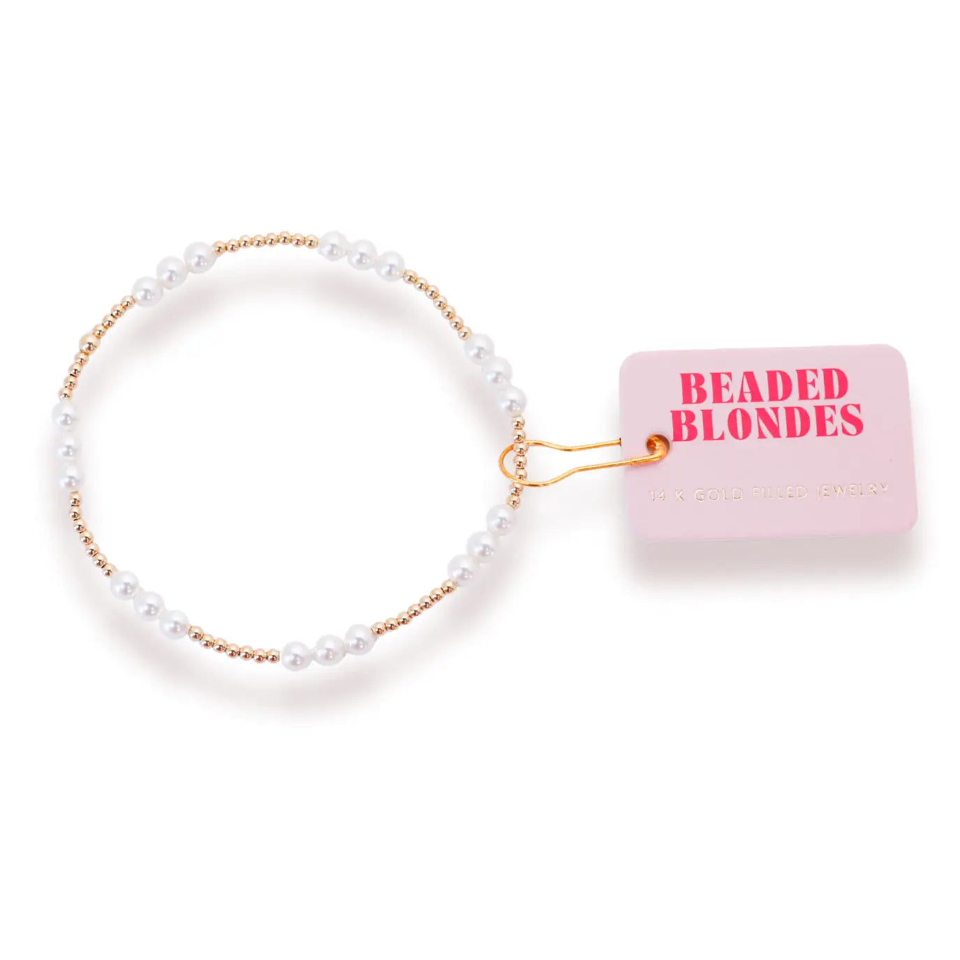 Ily Pearl Bracelet in Gold