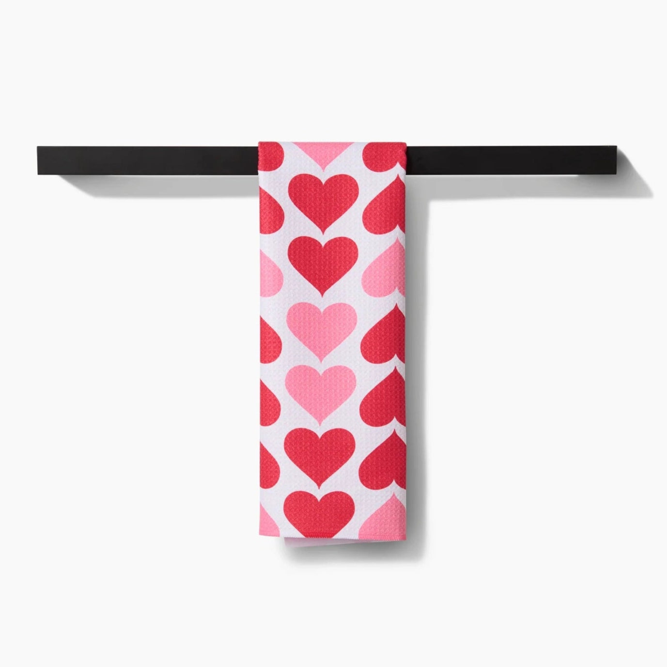 Blushing Hearts Tea Towel