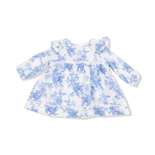 Long Sleeve Vintage Lace Dress and Bloomer (2T to 4T Dress Only)