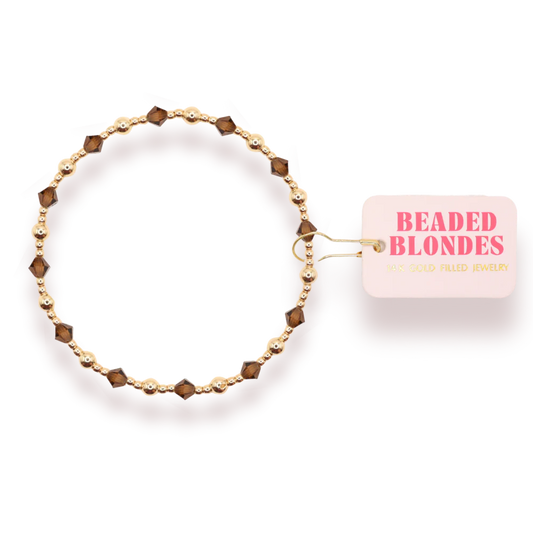 Cocoa Brown June Bracelet | Extended