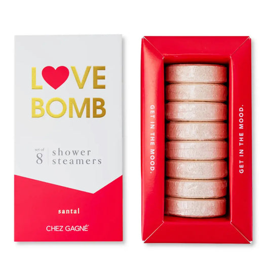 Love Bomb Shower Steamers - Santal - Set of 8 Tabs