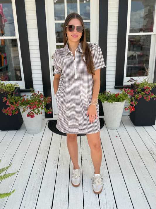 Daphne Dress | Brown