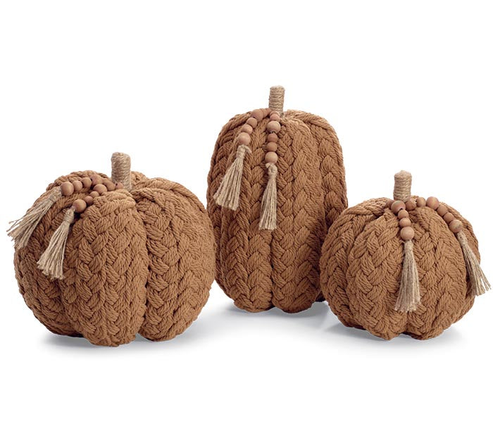 Braided Brown Pumpkin