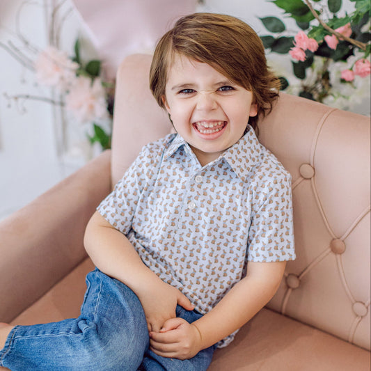 Chocolate Bunny Boys' Polo