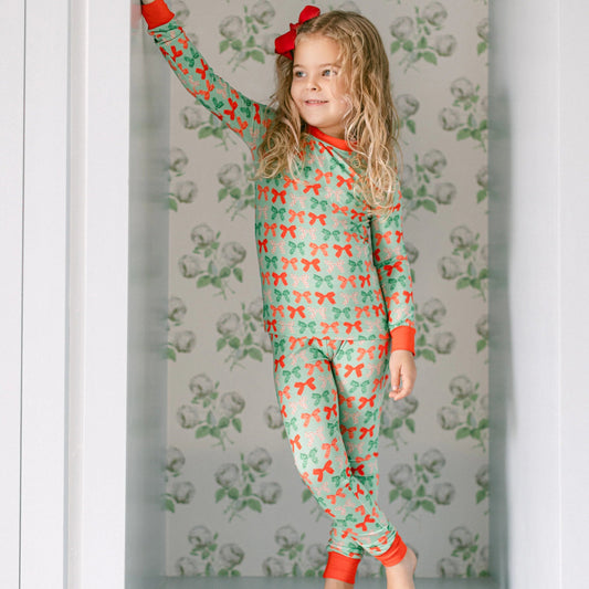 Christmas Bows Premium PJ Set
