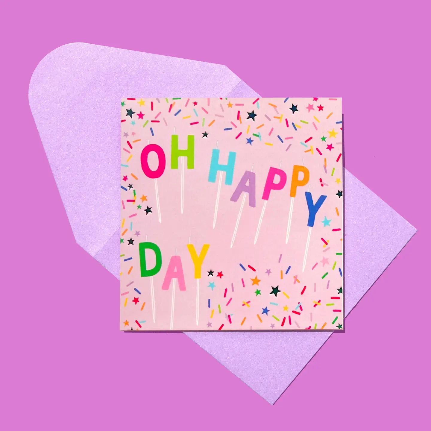 Gift Enclosure Card - "Oh Happy Day"