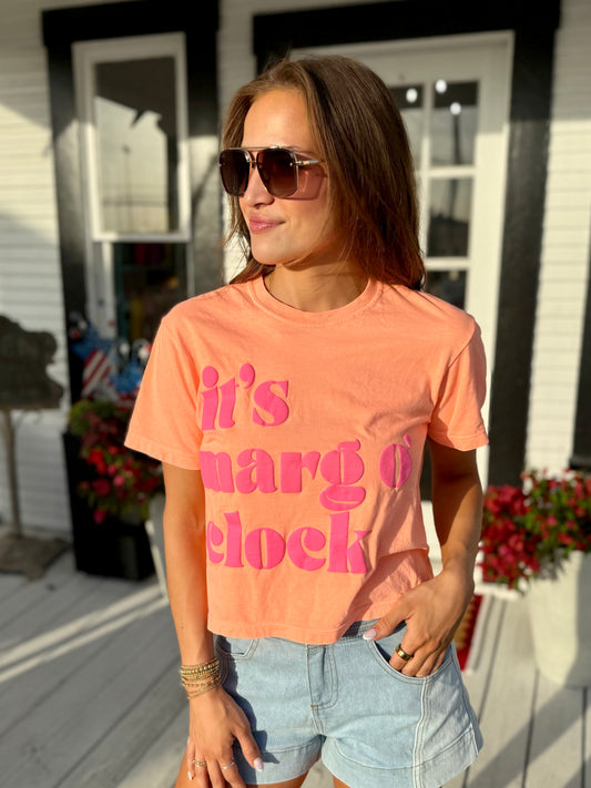 Marg o'clock Crop Tee